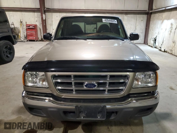 2003 Ford Ranger XL Fleet with VIN 1FTYR44U13PB49882, listed as a Copart auction lot 43544025 with 142,446 mi miles and Salvage Title. Bid and sale history available at carsss.com. Image 5.