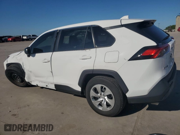 2023 Toyota RAV4 LE z VIN 2T3H1RFV2PW260008, wystawiony jako Copart lot #54177865 z przebiegiem 20 360 mil mil oraz Szkoda całkowita • Salvage title. Historia ofert i sprzedaży dostępna na DreamBid. Obrazek 2.