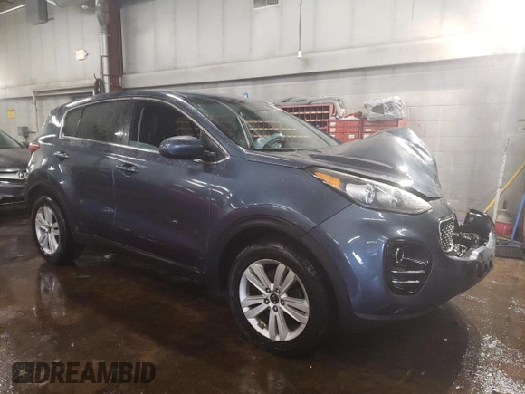 2018 Kia Sportage LX z VIN KNDPMCAC0J7377594, wystawiony jako Copart lot #47605865 z przebiegiem 155 398 mil mil oraz Szkoda całkowita • Salvage title. Historia ofert i sprzedaży dostępna na DreamBid. Obrazek 4.