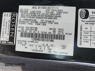 2011 Ford Mustang GT with VIN 1ZVBP8CF0B5107488, listed as a IAAI auction lot 42078619 with 148,171 mi miles. Bid and sale history available at carsss.com. Image 9.