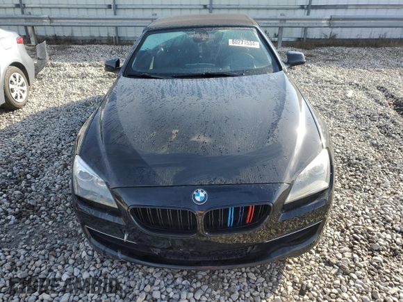 2012 BMW 6 Series 650i z VIN WBALZ3C50CDL70371, wystawiony jako Copart lot #80271534 z przebiegiem 76 332 mil mil oraz Szkody całkowita. Historia ofert i sprzedaży dostępna na DreamBid. Obrazek 5.