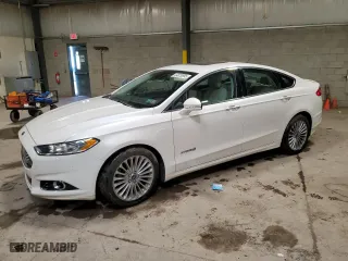 2014 Ford Fusion Titanium Hybrid with VIN 3FA6P0RU5ER295945, listed as a Copart auction lot 44029995 with 50,909 mi miles and Salvage Title. Bid and sale history available at carsss.com. Image 1.