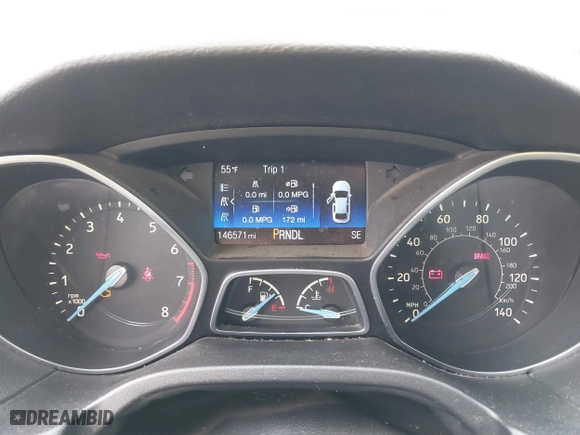 2016 Ford Focus SE with VIN 1FADP3K26GL268448, listed as a IAAI auction lot 41912967 with 146,571 mi miles. Bid and sale history available at carsss.com. Image 7.