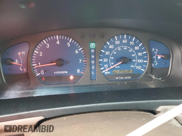2001 Toyota Sienna LE with VIN 4T3ZF13C61U360050, listed as a Copart auction lot 49151345 with 225,181 mi miles and Salvage Title. Bid and sale history available at carsss.com. Image 9.