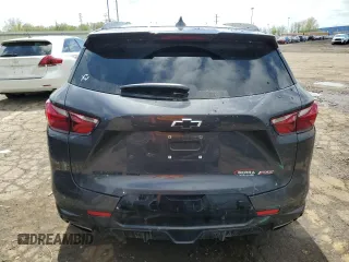 2021 Chevrolet Blazer RS with VIN 3GNKBKRS0MS544376, listed as a Copart auction lot 55801965 with 42,609 mi miles and Clean title. Bid and sale history available at DreamBid. Image 6.