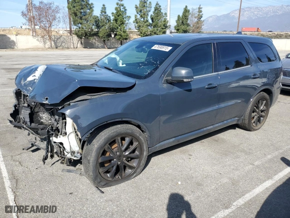 2017 Dodge Durango R/T with VIN 1C4SDHCT6HC883565, listed as a Copart auction lot 47698915 with 102,376 mi miles and Salvage Title. Bid and sale history available at carsss.com. Image 1.