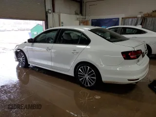 2017 Volkswagen Jetta Sport with VIN 3VWD17AJ3HM351196, listed as a Copart auction lot 49732345 with 52,504 mi miles and Salvage title. Bid and sale history available at DreamBid. Image 2.