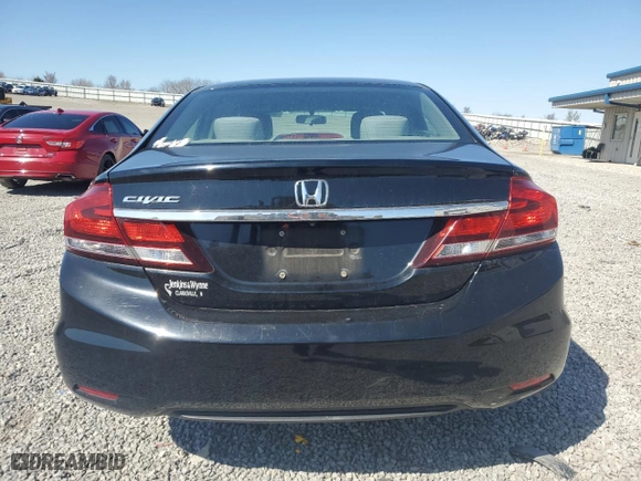 2014 Honda Civic Sedan LX with VIN 19XFB2F52EE043336, listed as a Copart auction lot 50434475 with 127,459 mi miles and Salvage Title. Bid and sale history available at carsss.com. Image 6.