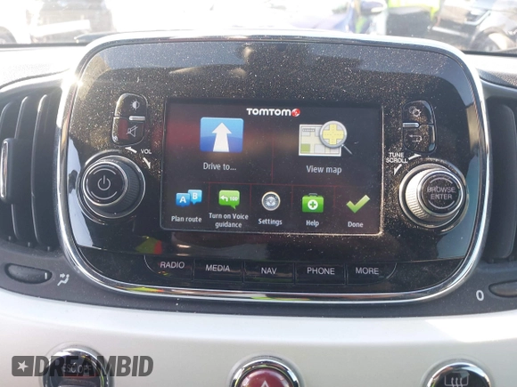2018 FIAT 500e with VIN 3C3CFFGE9JT377399, listed as a IAAI auction lot 41641125 with 26,157 mi miles. Bid and sale history available at carsss.com. Image 18.