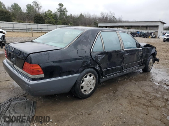 1994 Mercedes-Benz S with VIN WDBGA43E1RA183733, listed as a Copart auction lot 69675834 with Not Provided miles and Salvage Title. Bid and sale history available at DreamBid. Image 3.