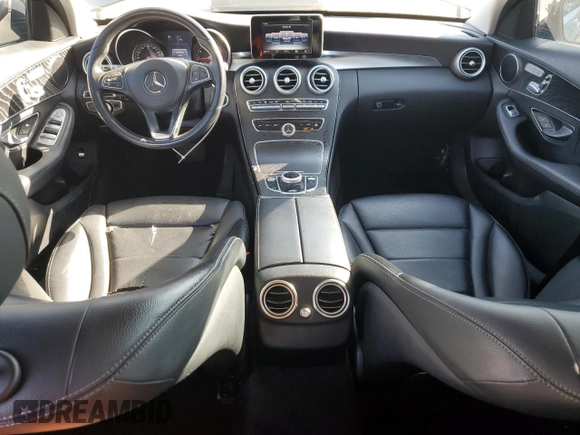 2017 Mercedes-Benz C C 300 with VIN 55SWF4JB9HU190666, listed as a Copart auction lot 43751165 with 122,002 mi miles and Salvage Title. Bid and sale history available at carsss.com. Image 8.