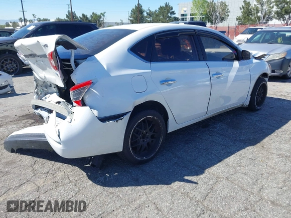 2015 Nissan Sentra S with VIN 3N1AB7AP8FY315861, listed as a IAAI auction lot 41862443 with 157,842 mi miles and . Bid and sale history available at DreamBid. Image 4.
