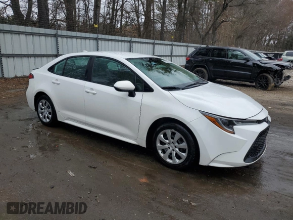 2021 Toyota Corolla LE with VIN 5YFEPMAE8MP147052, listed as a Copart auction lot 43253905 with 87,067 mi miles and Salvage Title. Bid and sale history available at carsss.com. Image 4.