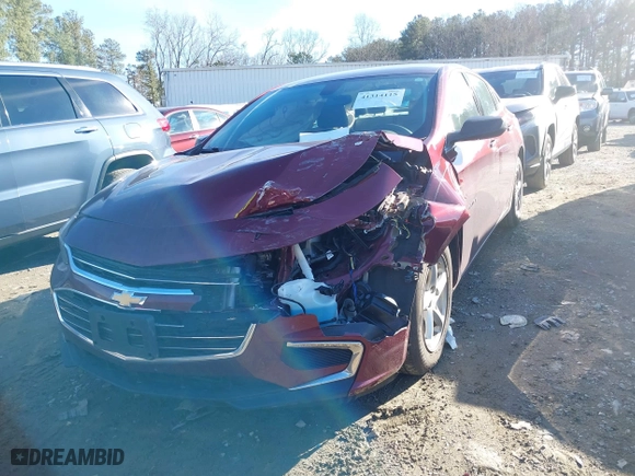 2016 Chevrolet Malibu LS with VIN 1G1ZB5ST1GF213156, listed as a IAAI auction lot 41314115 with 75,332 mi miles. Bid and sale history available at carsss.com. Image 16.