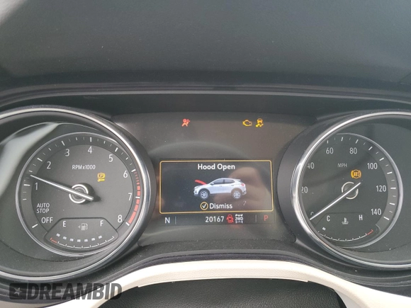 2023 Buick Encore GX Essence with VIN KL4MMGSL7PB126936, listed as a Copart auction lot 53088395 with 20,167 mi miles and Salvage title. Bid and sale history available at DreamBid. Image 9.