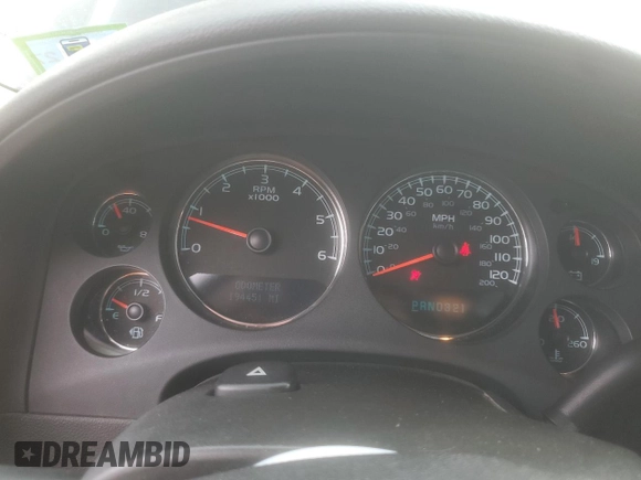 2008 Chevrolet Silverado 1500 LTZ with VIN 2GCEK19J981240990, listed as a Copart auction lot 53208325 with 194,451 mi miles and Salvage Title. Bid and sale history available at DreamBid. Image 9.