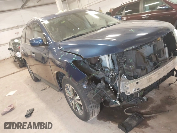 2018 Nissan Pathfinder SL with VIN 5N1DR2MM5JC654942, listed as a IAAI auction lot 41948588 with 86,490 mi miles and . Bid and sale history available at DreamBid. Image 17.