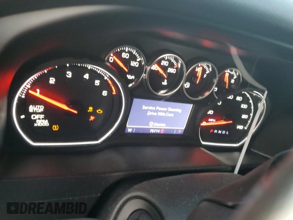 2021 Chevrolet Silverado 1500 RST with VIN 3GCPWDET4MG256652, listed as a Copart auction lot 80659894 with 75,714 mi miles and Salvage Title. Bid and sale history available at DreamBid. Image 9.