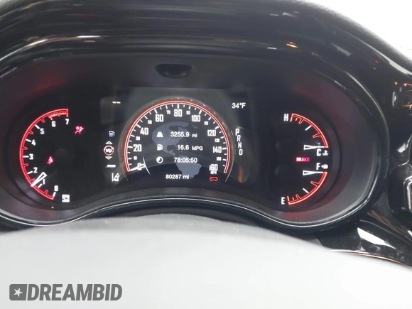 2021 Dodge Durango R/T with VIN 1C4SDJCT1MC788493, listed as a IAAI auction lot 41213673 with 80,287 mi miles and . Bid and sale history available at DreamBid. Image 7.