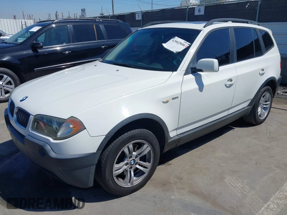 2005 BMW X3 3.0i with VIN WBXPA93465WD14020, listed as a IAAI auction lot 42002808 with 151,372 mi miles. Bid and sale history available at carsss.com. Image 2.