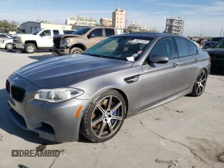 2016 BMW M5 with VIN WBSFV9C59GG343682, listed as a Copart auction lot 46575105 with 125,024 mi miles and Clean Title. Bid and sale history available at carsss.com. Image 1.