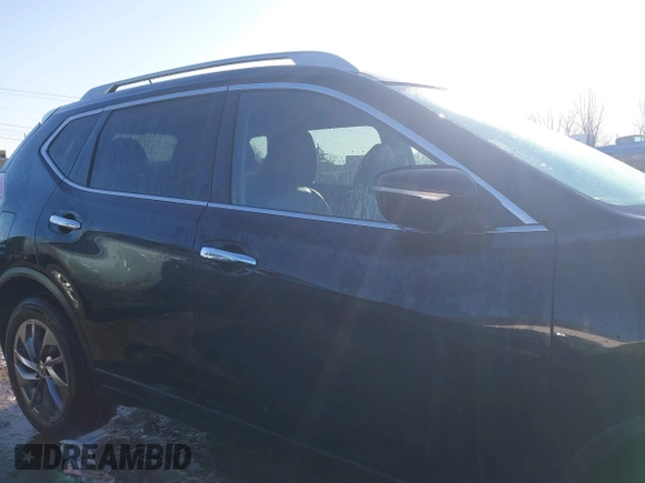 2014 Nissan Rogue S with VIN 5N1AT2MV7EC755967, listed as a IAAI auction lot 41800889 with 130,811 mi miles. Bid and sale history available at carsss.com. Image 13.