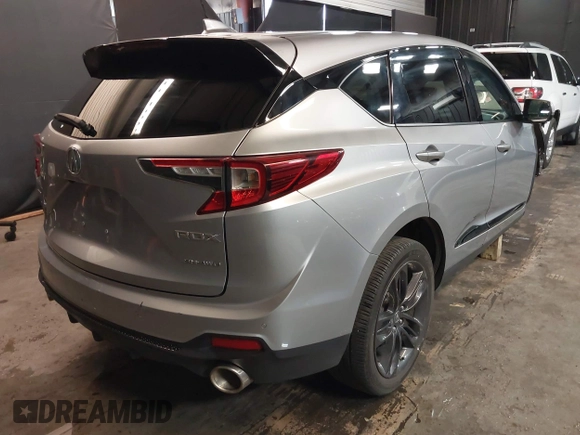 2019 Acura RDX w/A-Spec Pkg with VIN 5J8TC2H62KL025641, listed as a IAAI auction lot 41807220 with 33,434 mi miles. Bid and sale history available at carsss.com. Image 4.