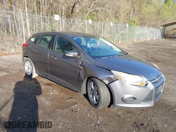 2014 Ford Focus SE with VIN 1FADP3K22EL327833, listed as a IAAI auction lot 41969740 with 108,649 mi miles. Bid and sale history available at carsss.com. Image 1.