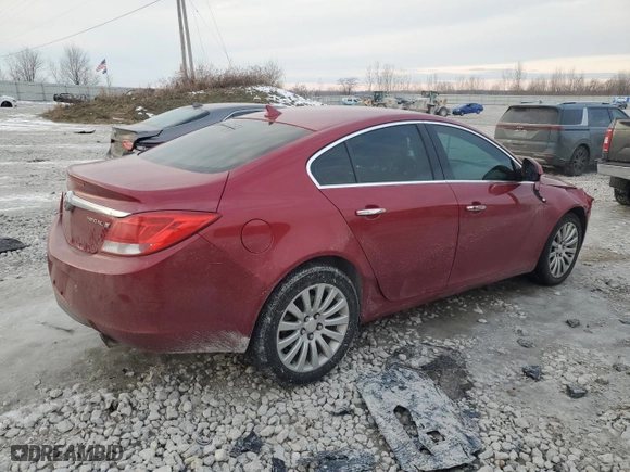 2012 Buick Regal Turbo Premium 1 with VIN 2G4GS5EV9C9214002, listed as a Copart auction lot 44899025 with 123,746 mi miles and Clean Title. Bid and sale history available at carsss.com. Image 3.