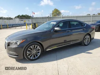 2017 Genesis G80 3.8L z VIN KMHGN4JE7HU199906, wystawiony jako Copart lot #84053374 z przebiegiem 117 132 mil mil oraz Szkody całkowita. Historia ofert i sprzedaży dostępna na DreamBid. Obrazek 1.