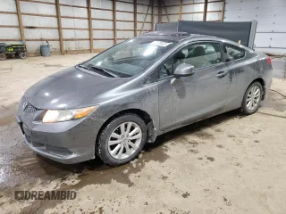 2012 Honda Civic Cpe EX with VIN 2HGFG3B89CH537025, listed as a Copart auction lot 42178925 with 126,488 mi miles and Salvage Title. Bid and sale history available at carsss.com. Image 1.