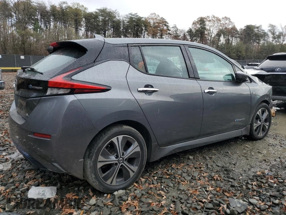 2018 Nissan LEAF SL with VIN 1N4AZ1CP4JC302972, listed as a Copart auction lot 81097124 with 59,813 mi miles and Salvage Title. Bid and sale history available at DreamBid. Image 3.