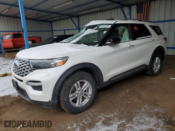2020 Ford Explorer Platinum with VIN 1FM5K8HC8LGA91359, listed as a Copart auction lot 45890335 with 0 mi miles and Salvage Title. Bid and sale history available at carsss.com. Image 1.