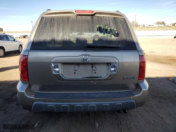 2005 Honda Pilot EX-L with NAVI with VIN 2HKYF18785H558200, listed as a Copart auction lot 86393924 with 235,140 mi miles and Salvage Title. Bid and sale history available at carsss.com. Image 6.