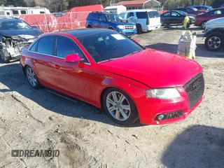 2010 Audi A4 2.0T Premium Plus with VIN WAUFFAFL1AN038872, listed as a IAAI auction lot 41295934 with 220,981 mi miles. Bid and sale history available at carsss.com. Image 1.