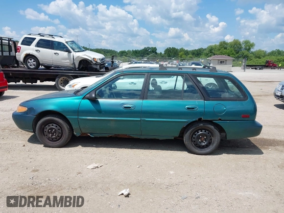 1997 Ford Escort LX with VIN 3FALP15P5VR126145, listed as a IAAI auction lot 42637921 with 148,109 mi miles and . Bid and sale history available at DreamBid. Image 14.
