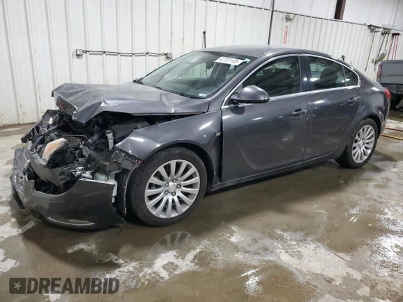 2011 Buick Regal CXL RL3 with VIN W04GR5EC5B1003777, listed as a Copart auction lot 42701105 with Not provided miles and Salvage title. Bid and sale history available at DreamBid. Image 1.
