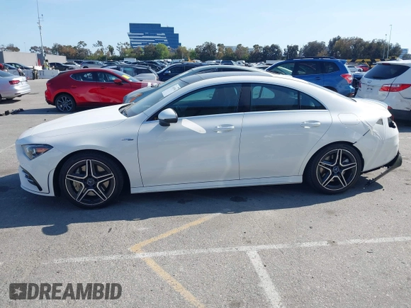 2021 Mercedes-Benz CLA with VIN W1K5J5BB6MN234740, listed as a IAAI auction lot 41835551 with 27,638 mi miles. Bid and sale history available at carsss.com. Image 15.