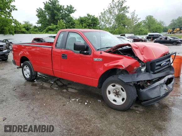 2008 Ford F-150 XL with VIN 1FTRF12238KD97147, listed as a Copart auction lot 59504815 with 71,368 mi miles and Salvage title. Bid and sale history available at DreamBid. Image 4.