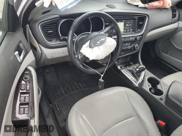 2015 Kia Optima EX with VIN 5XXGN4A73FG439056, listed as a Copart auction lot 48029355 with 81,392 mi miles and Salvage Title. Bid and sale history available at carsss.com. Image 8.