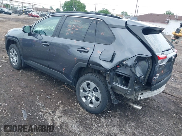 2021 Toyota RAV4 LE with VIN 2T3G1RFV5MW158239, listed as a IAAI auction lot 42602305 with 51,275 mi miles and . Bid and sale history available at DreamBid. Image 3.