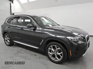 2024 BMW X3 sDrive30i with VIN 5UX43DP03R9W14974, listed as a Copart auction lot 49742925 with 21,256 mi miles and Clean Title. Bid and sale history available at DreamBid. Image 4.