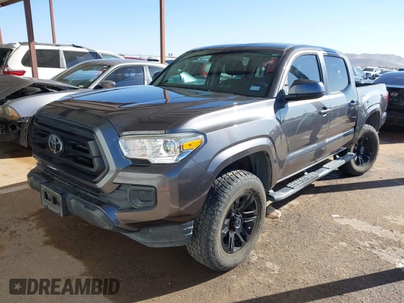 2021 Toyota Tacoma SR z VIN 5TFAX5GN0MX193133, wystawiony jako IAAI lot #41758415 z przebiegiem 25 827 mil mil oraz . Historia ofert i sprzedaży dostępna na DreamBid. Obrazek 2.