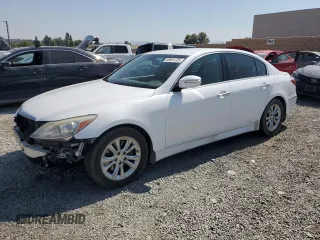 2013 Hyundai Genesis 3.8L with VIN KMHGC4DDXDU257851, listed as a Copart auction lot 59491725 with 95,844 mi miles and Salvage title. Bid and sale history available at DreamBid. Image 1.