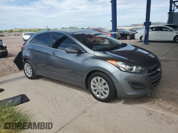 2017 Hyundai Elantra GT with VIN KMHD35LH8HU368885, listed as a Copart auction lot 60542614 with 117,212 mi miles and Salvage Title. Bid and sale history available at carsss.com. Image 4.