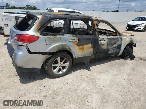 2014 Subaru Outback 2.5i with VIN 4S4BRBAC3E3223749, listed as a Copart auction lot 58635325 with Not provided miles and Non repairable. Bid and sale history available at DreamBid. Image 3.