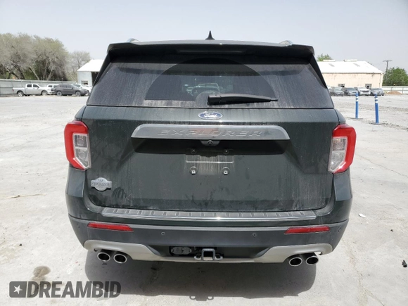 2022 Ford Explorer King Ranch with VIN 1FM5K7LC4NGC46302, listed as a Copart auction lot 49409195 with 33,300 mi miles and Salvage Title. Bid and sale history available at carsss.com. Image 6.