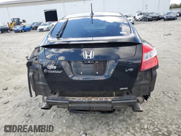 2012 Honda Crosstour EX-L with VIN 5J6TF2H54CL004329, listed as a Copart auction lot 72862224 with 166,847 mi miles and Salvage Title. Bid and sale history available at carsss.com. Image 6.
