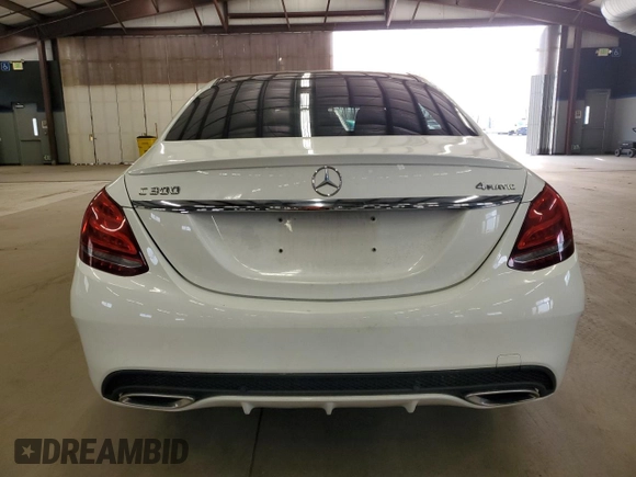 2016 Mercedes-Benz C 300 Luxury with VIN 55SWF4KB4GU126497, listed as a Copart auction lot 54572505 with 101,699 mi miles and Salvage Title. Bid and sale history available at DreamBid. Image 6.