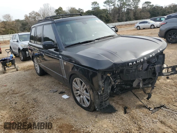 2010 Land Rover Range Rover HSE Lux with VIN SALMF1D48AA323932, listed as a Copart auction lot 42442925 with 184,894 mi miles and Salvage title. Bid and sale history available at DreamBid. Image 4.